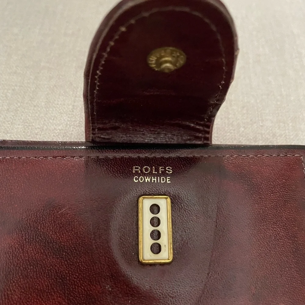 ROLFS vintage Leather Cowhide Wallet